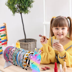 Basumee organizer on dresser keeps hair accessories within reach.