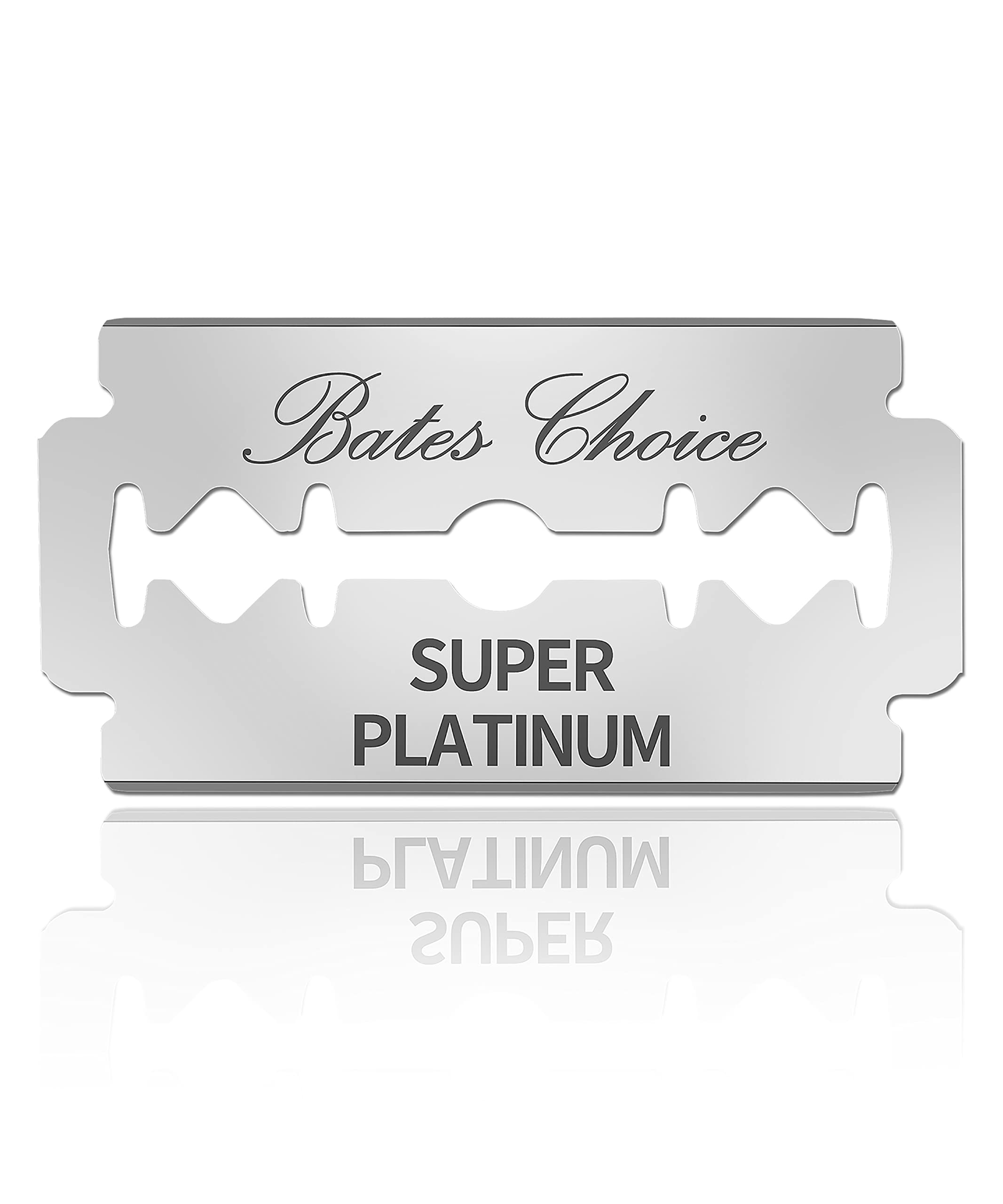 Bates Choice 40-pack double-edge blades for a sharp, consistent shave.