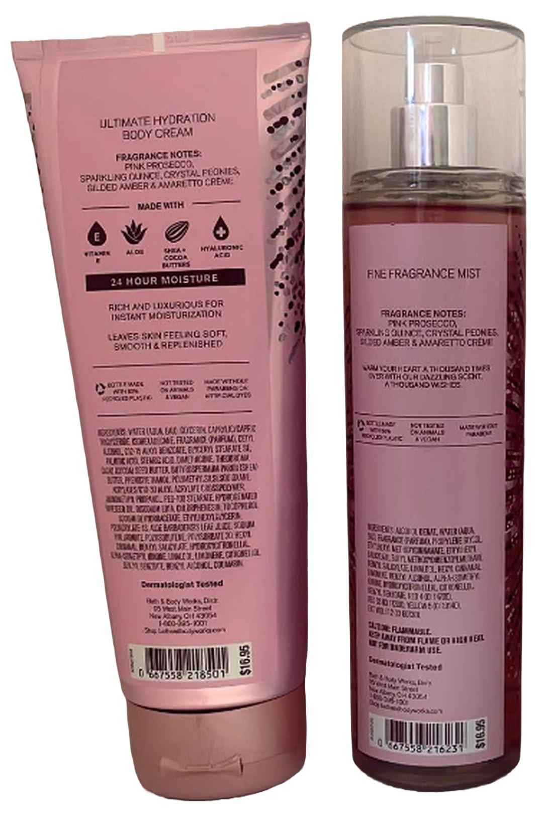 Gift-ready presentation from Bath and Body Works A Thousand Wishes set.
