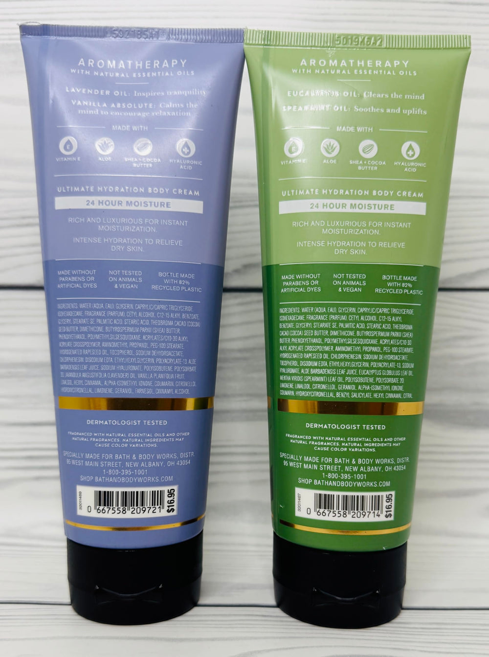 Bath & Body Works Aromatherapy lavender-vanilla bottles promote calm and sleep
