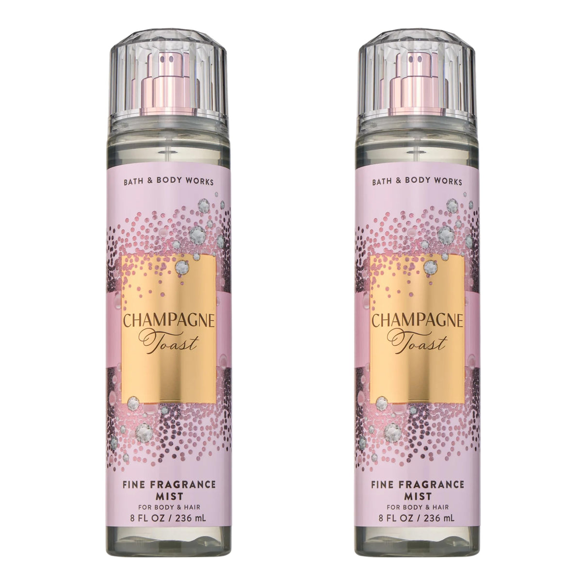 Bath & Body Works Champagne Toast bottle front view for everyday wear