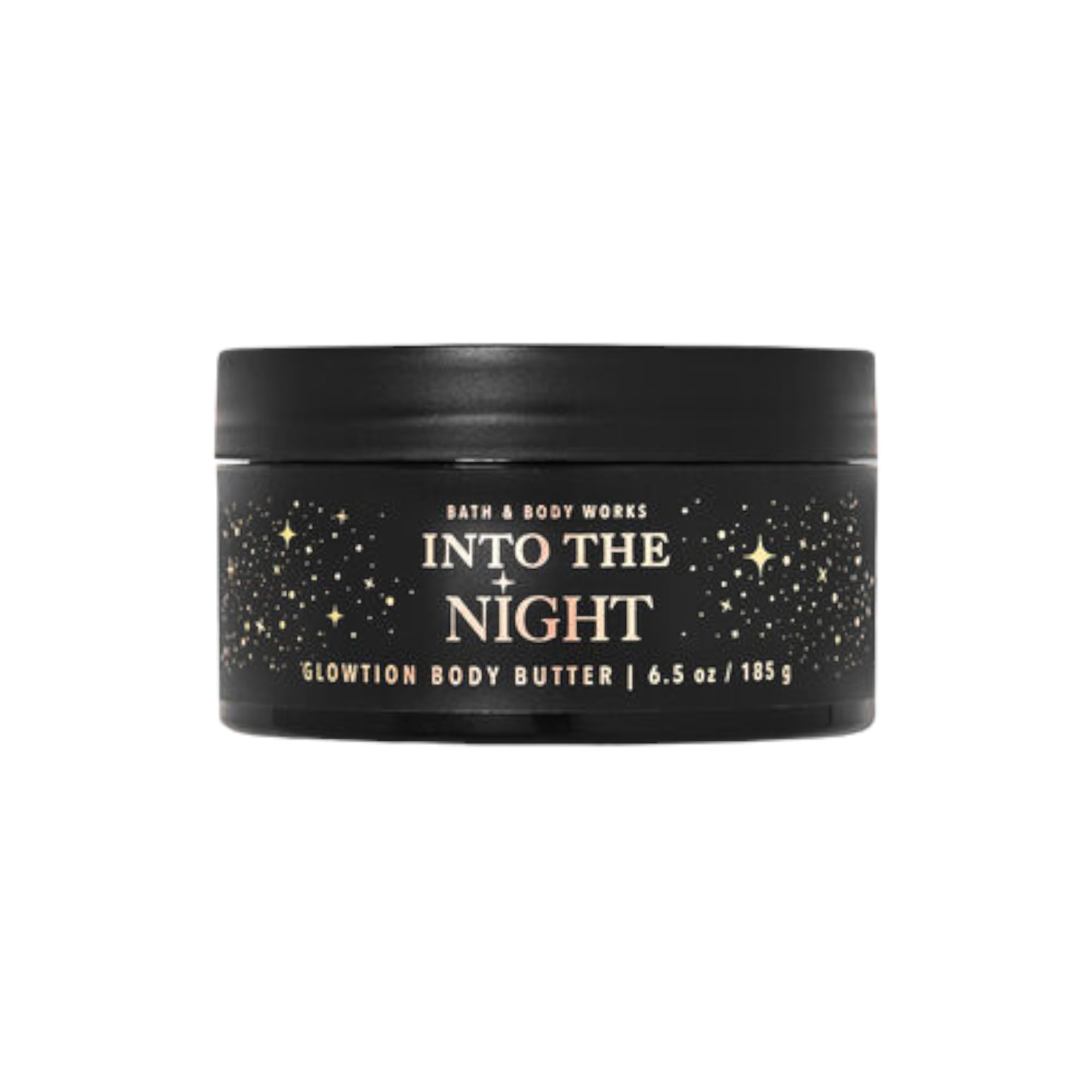Bath & Body Works crema corporal Into The Night, empaque de 6.5 oz y textura esponjosa.