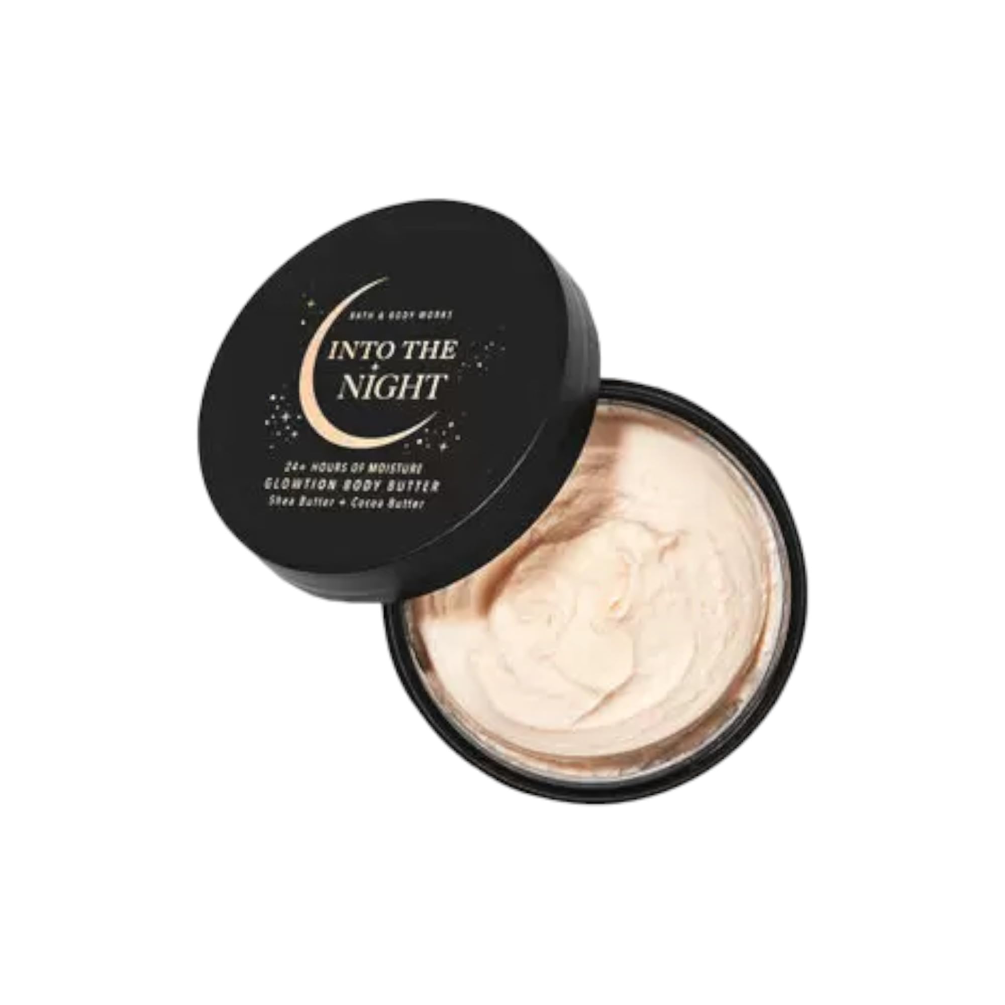 Bath & Body Works crema corporal Into The Night, hidratación duradera para piel suave.