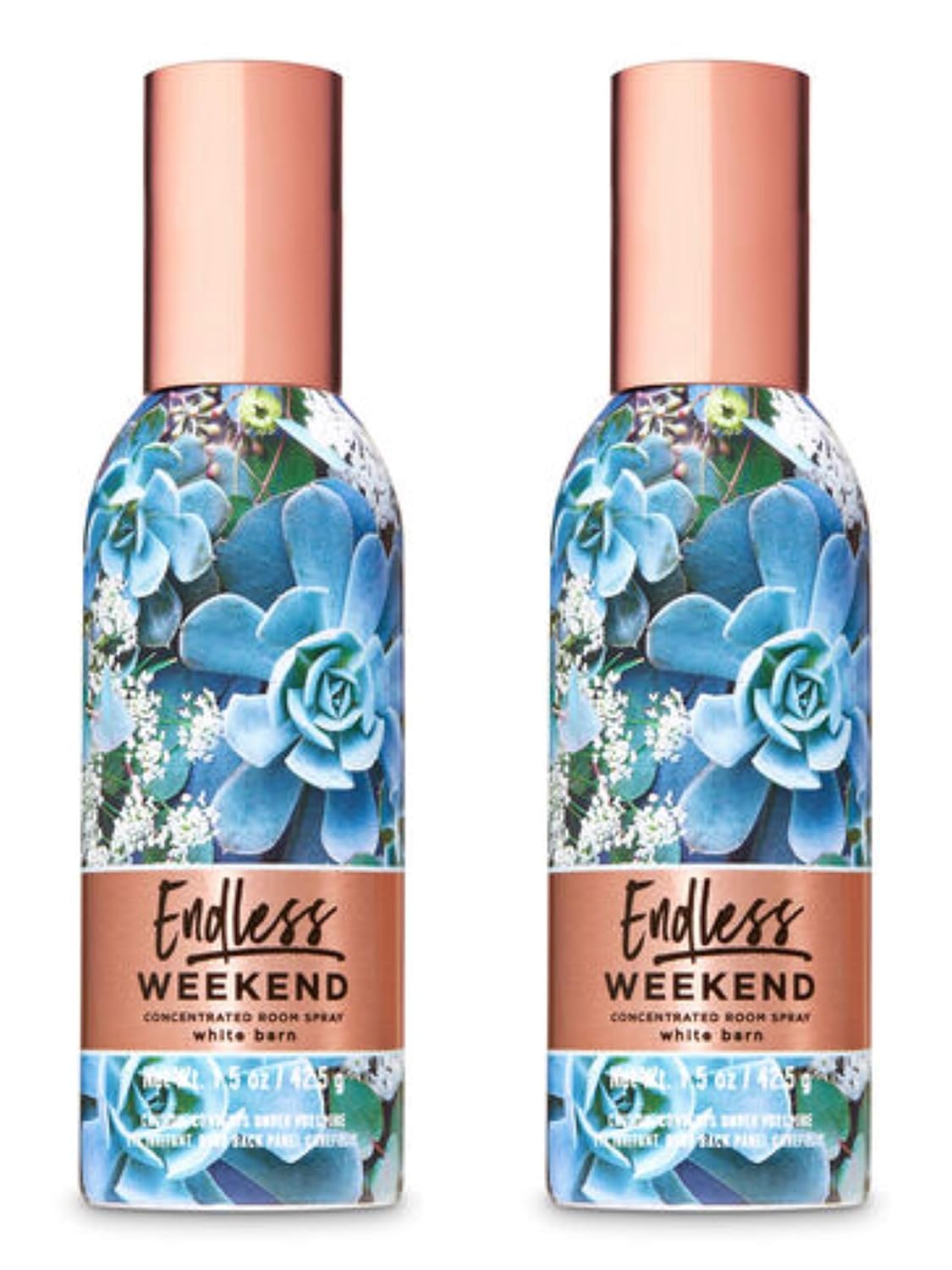 Bath & Body Works Endless Weekend room spray in a cozy living room setting freshening the air.