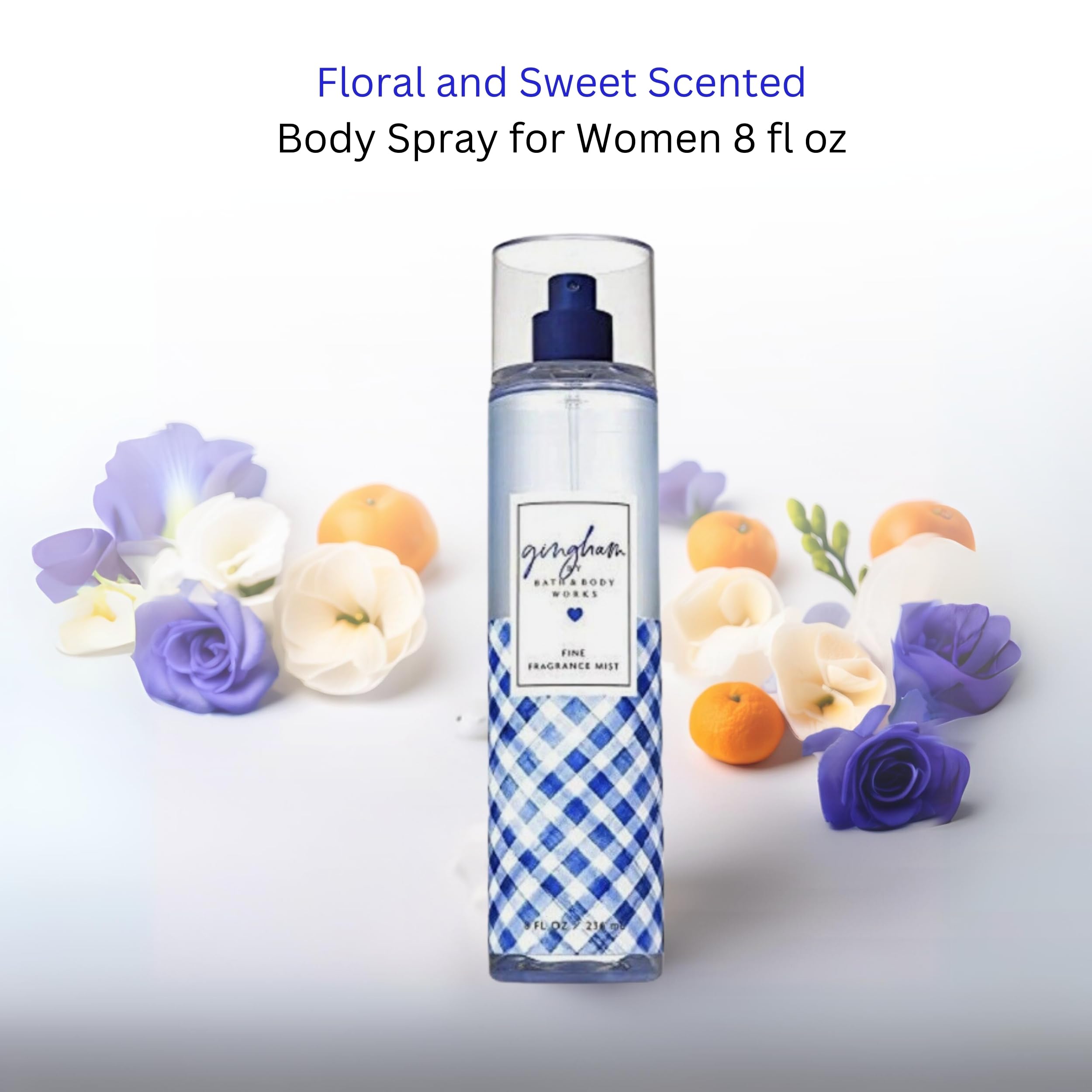 Bath & Body Works Gingham bottle label highlights Signature Collection identity