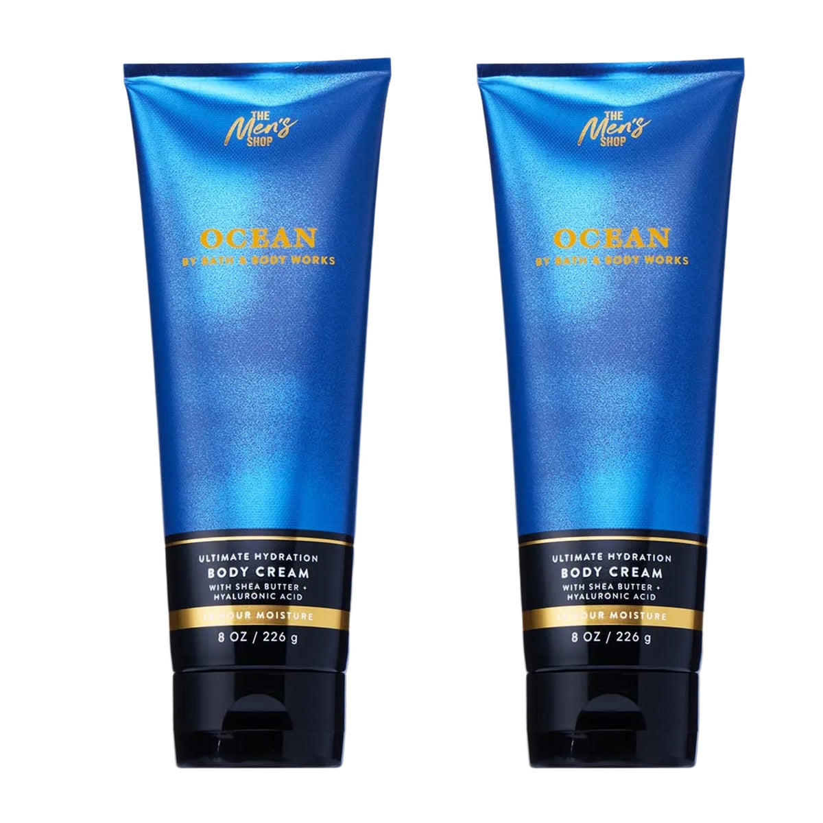 Bath & Body Works crema corporal para hombre con aroma oceánico y hidratación prolongada.