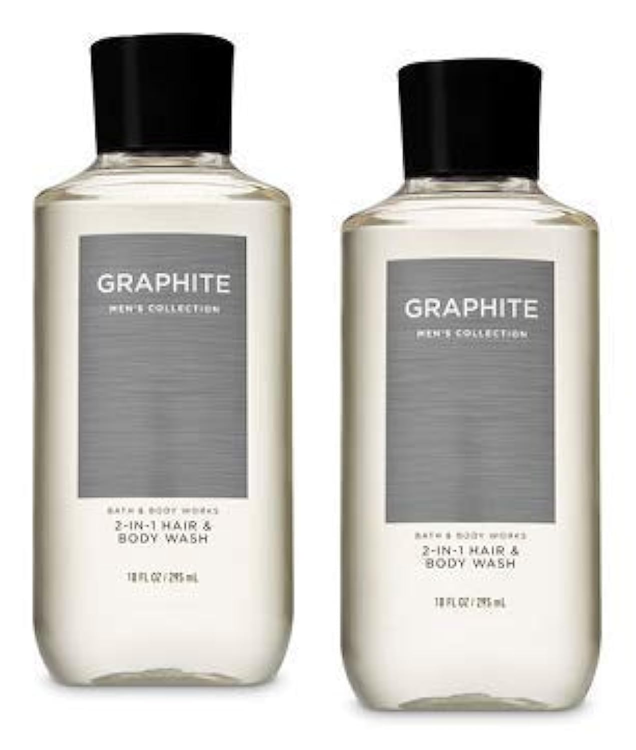 Bath & Body Works Hombre tres en uno para cabello, cara y cuerpo, doble pack grafito