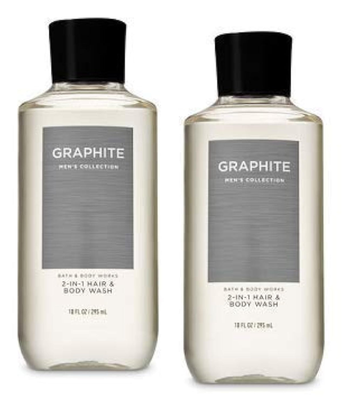 Bath & Body Works Hombre tres en uno para cabello, cara y cuerpo, doble pack grafito