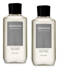 Bath & Body Works Hombre tres en uno para cabello, cara y cuerpo, doble pack grafito