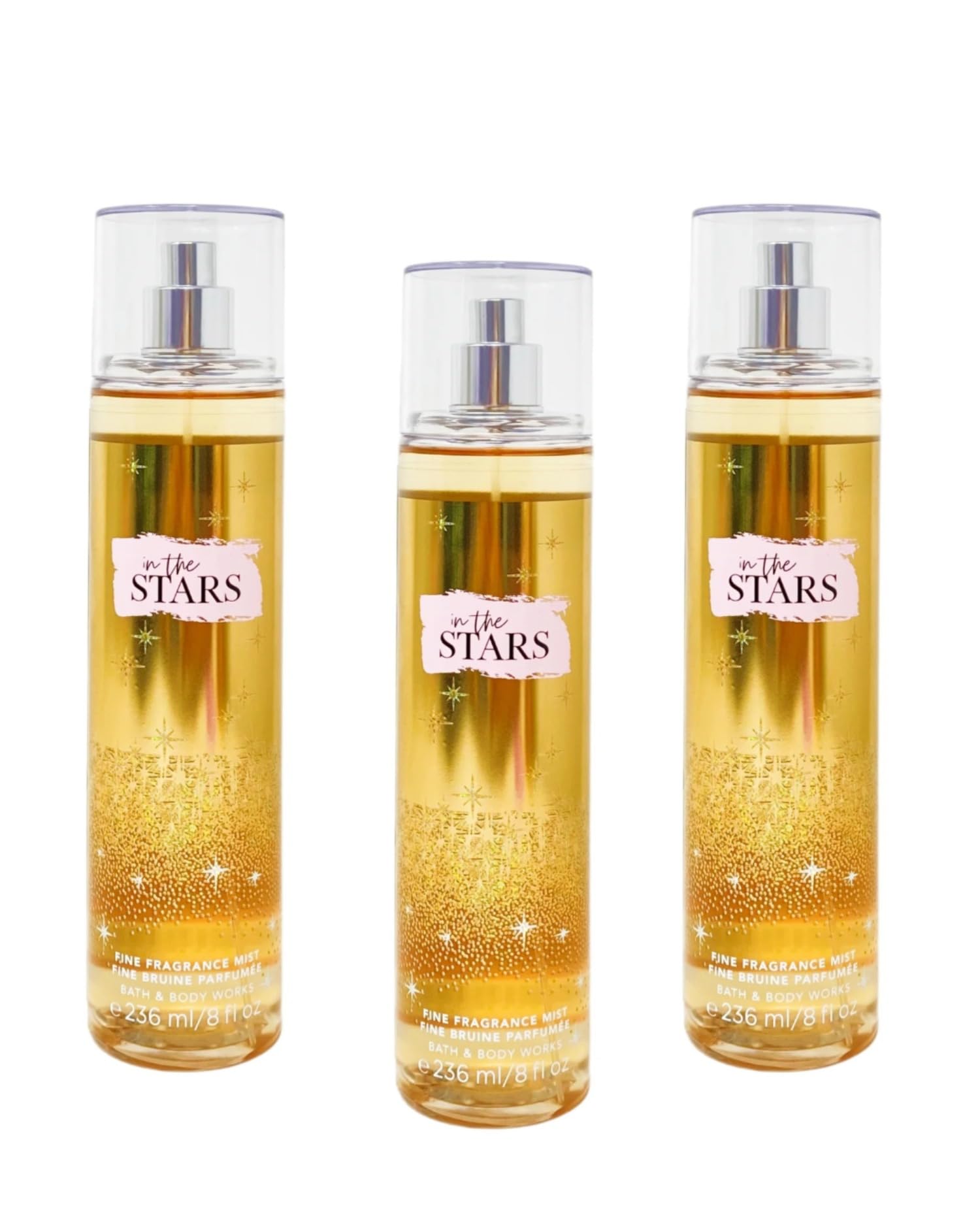 Bath & Body Works In The Stars mist glow moment evokes radiant scent