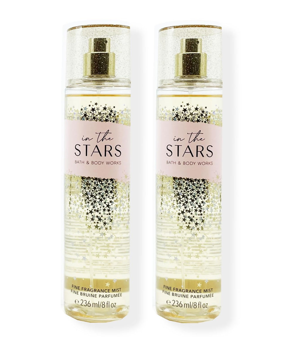 Bath & Body Works In the Stars gift set packaging, two mists for daily fragrance.