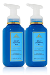 Jabón espumoso Bath and Body Works, aroma Aire Fresco de la Mañana, limpieza suave para las manos