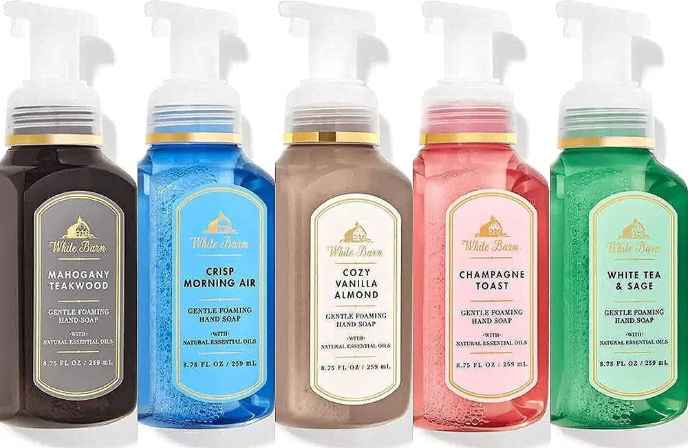 Bath & Body Works Kitchen Basics 5-pack hand soap set, for quick, gentle kitchen cleansing.