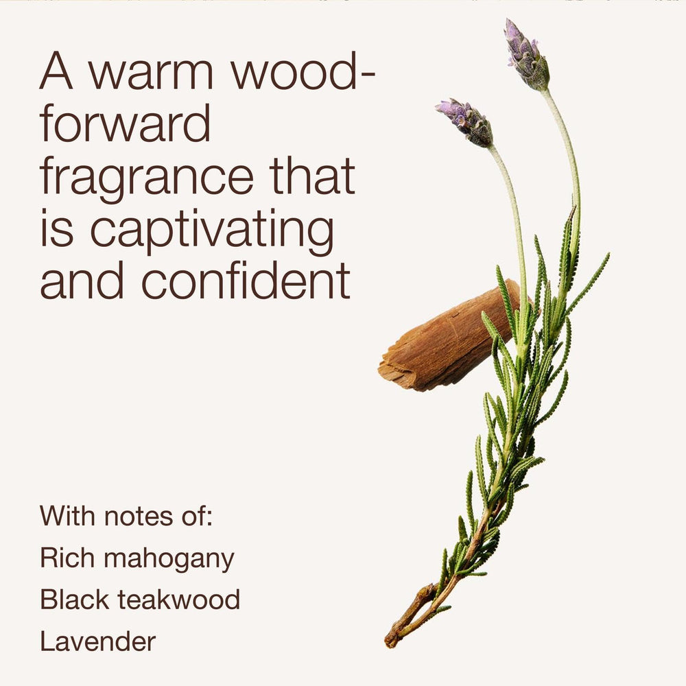 Bath & Body Works Mahogany Teakwood scent emphasizes woodsy notes for long-lasting warmth.