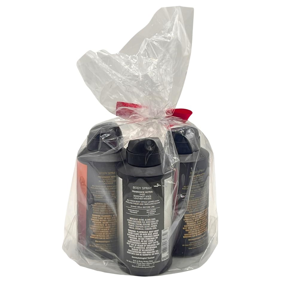 Three-piece display image showing the gift set versatility