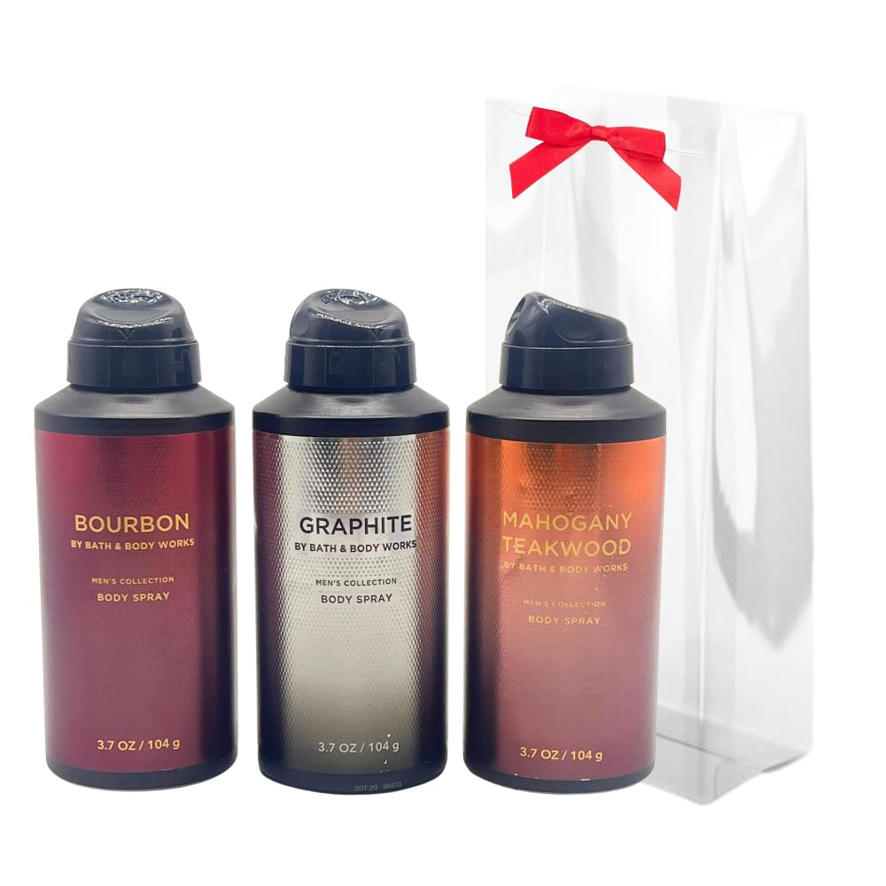Bath & Body Works Mahogany Teakwood spray bottle with rugged wood notes for daily freshness