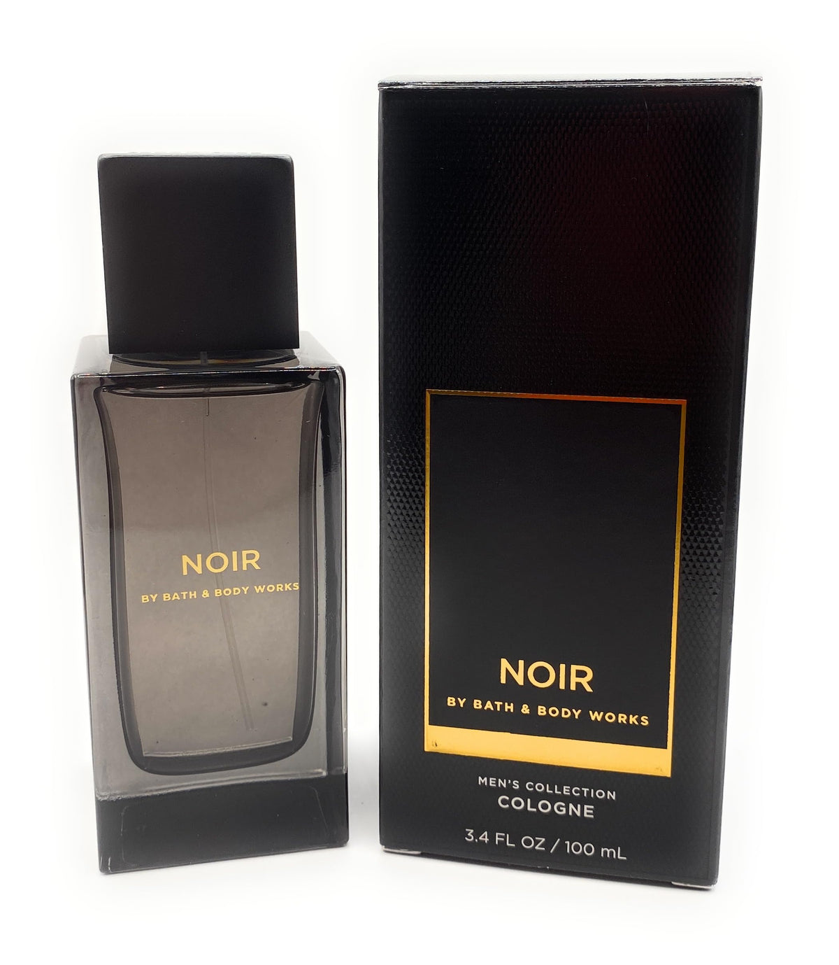 Bath & Body Works NOIR men's fragrance bottle front view for everyday sophistication.