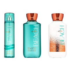 Bath & Body Works Signature At The Beach shower gel bottle with refreshing vacation scent