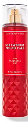 Bath & Body Works Strawberry Pound Cake bottle-pump for quick, refreshing fragrance.
