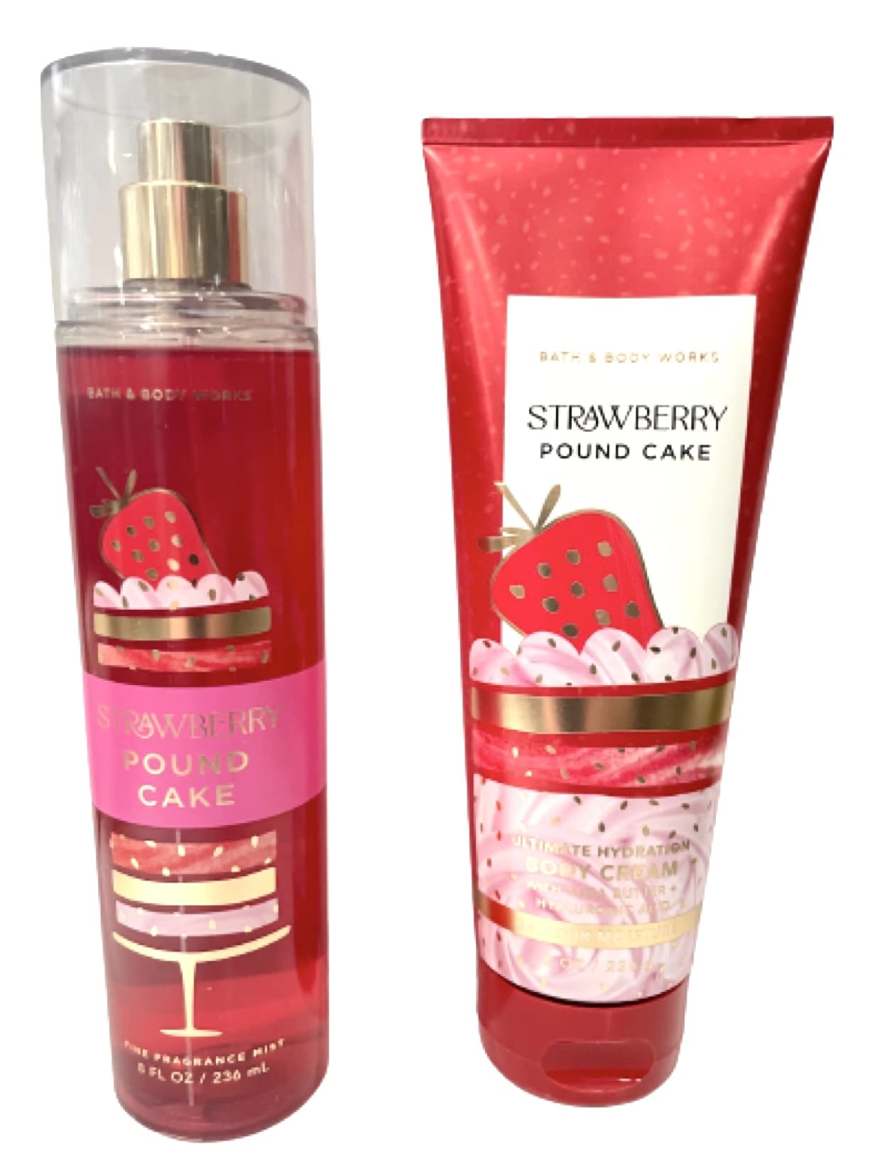 Bath & Body Works Strawberry Pound Cake empaque varía para uso diario