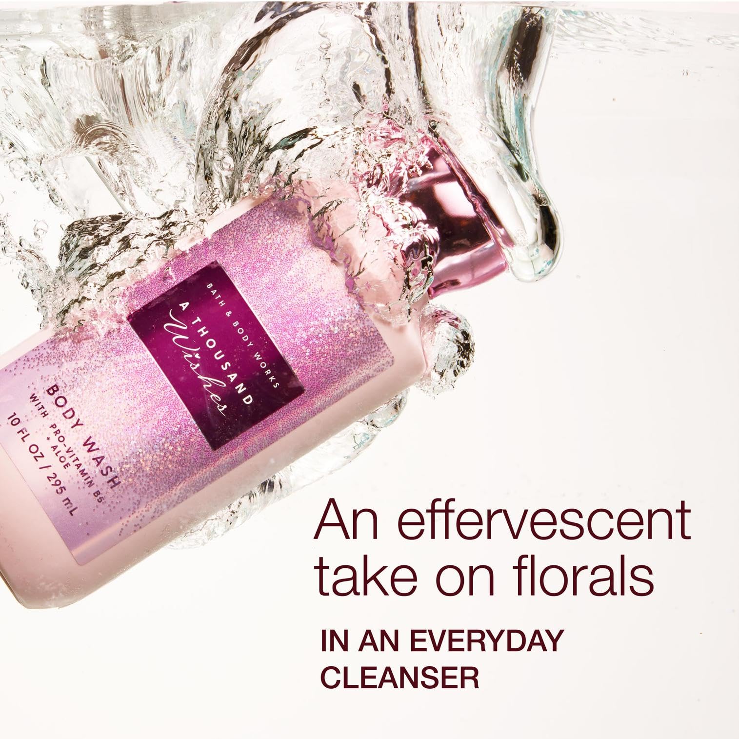 Bath & Body Works A Thousand Wishes, espuma cremosa para una limpieza suave.