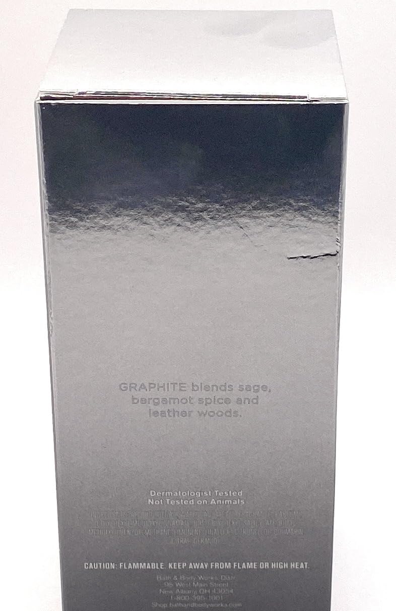 Bath and Body Works Graphite lifestyle display shows masculine versatility on a shelf.