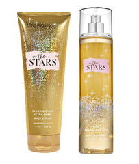Bath & Body Works In The Stars crema corporal y mist, empaque variable, hidrata la piel y perfuma.