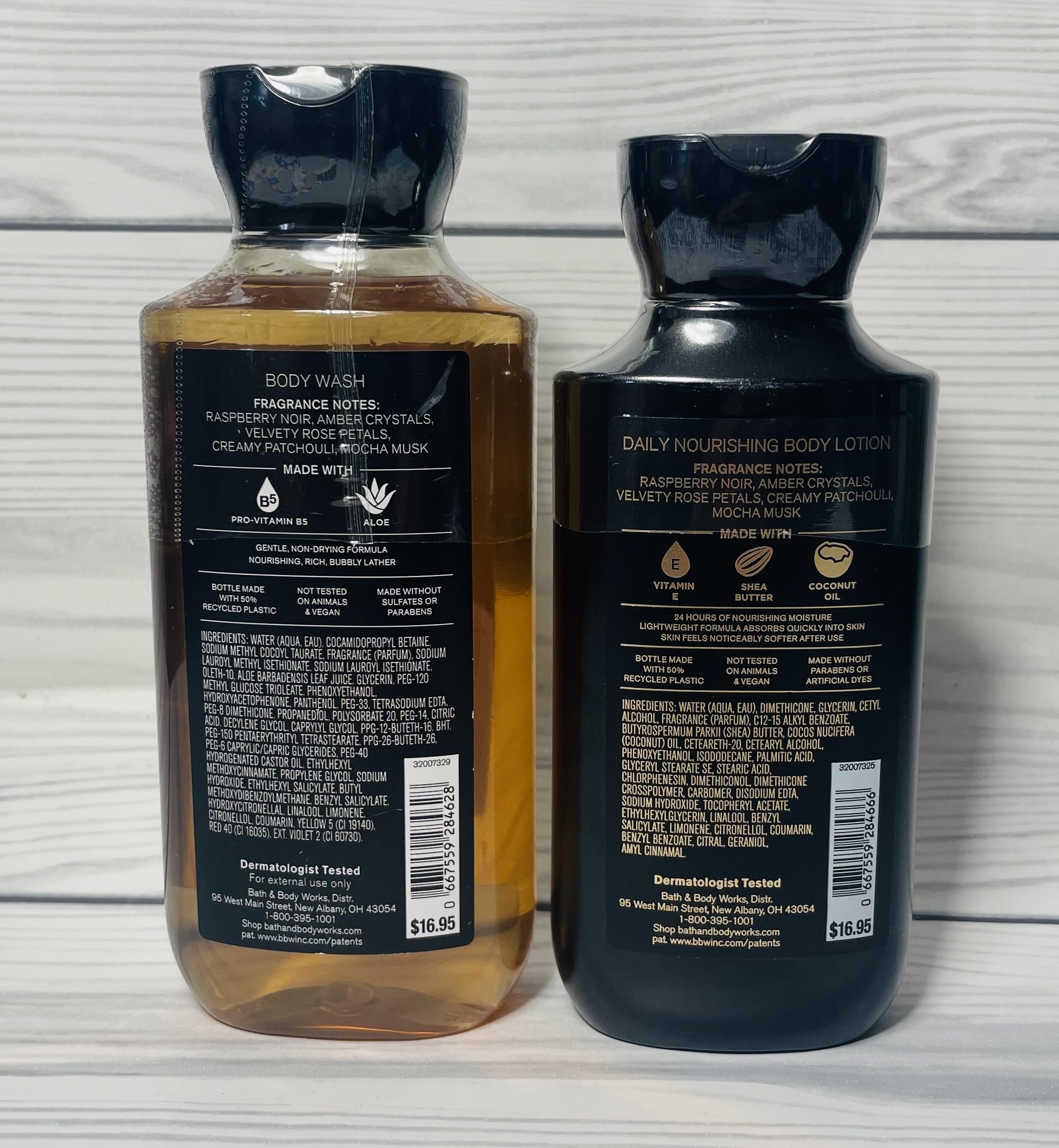 Bath & Body Works Into The Night gel de baño, limpieza suave y perfume persistente.