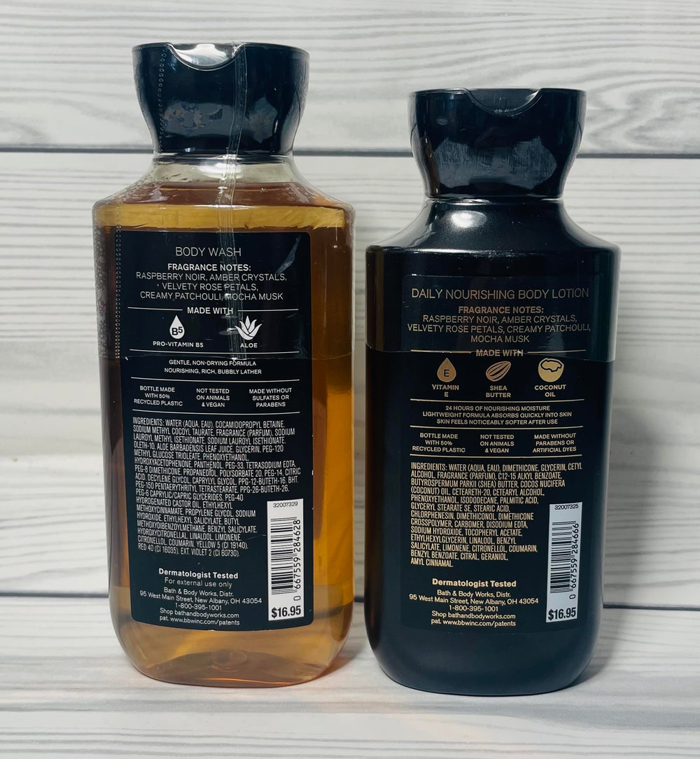 Bath & Body Works Into The Night gel de baño, limpieza suave y perfume persistente.