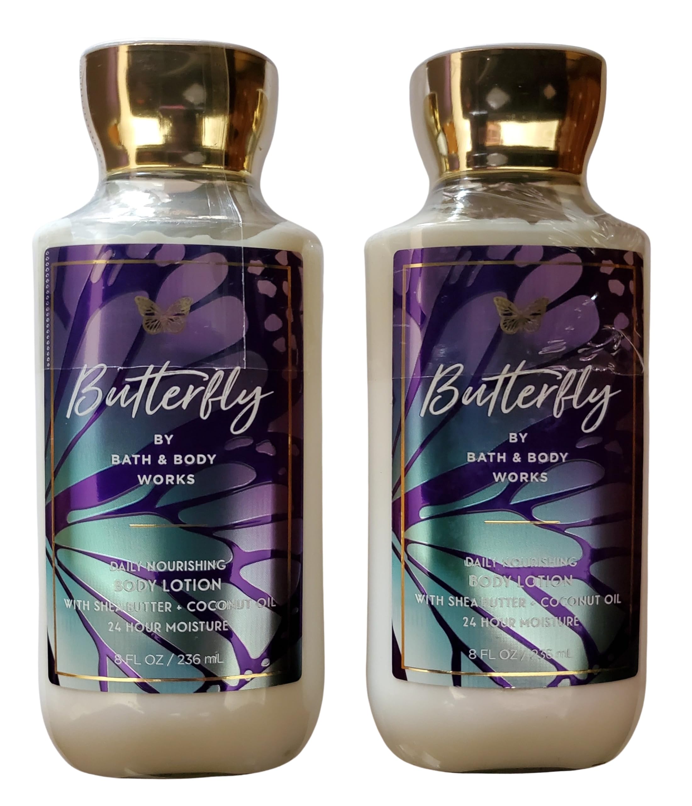 Bath & Body Works Butterfly, botella de 8 onzas, hidratación suave diaria.