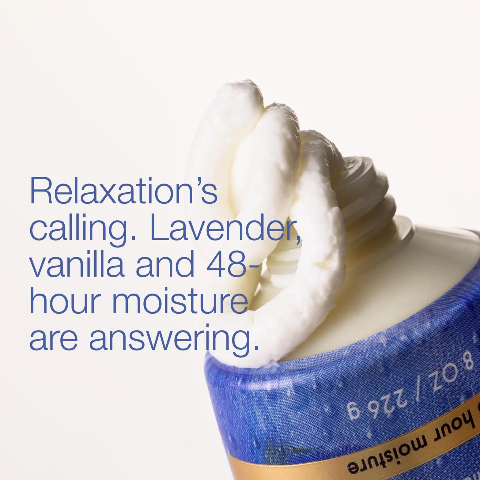 Bath and Body Works cream texture close-up shows rich hydration.