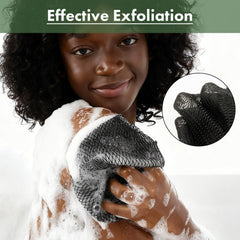 Bathway esponja africana con alcance corporal para espalda y zonas difíciles