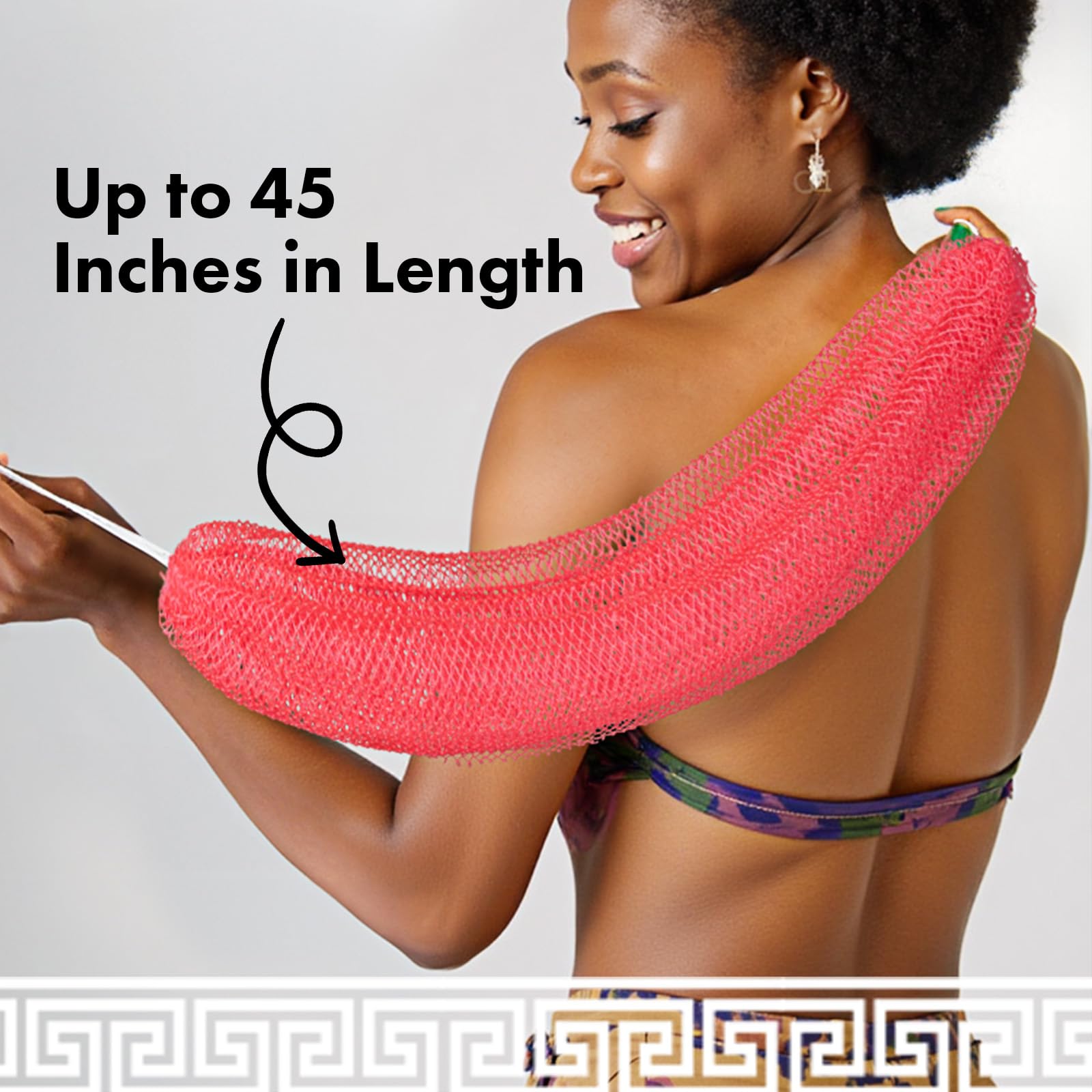 Bathway esponja de red africana con secado rápido para higiene rápida