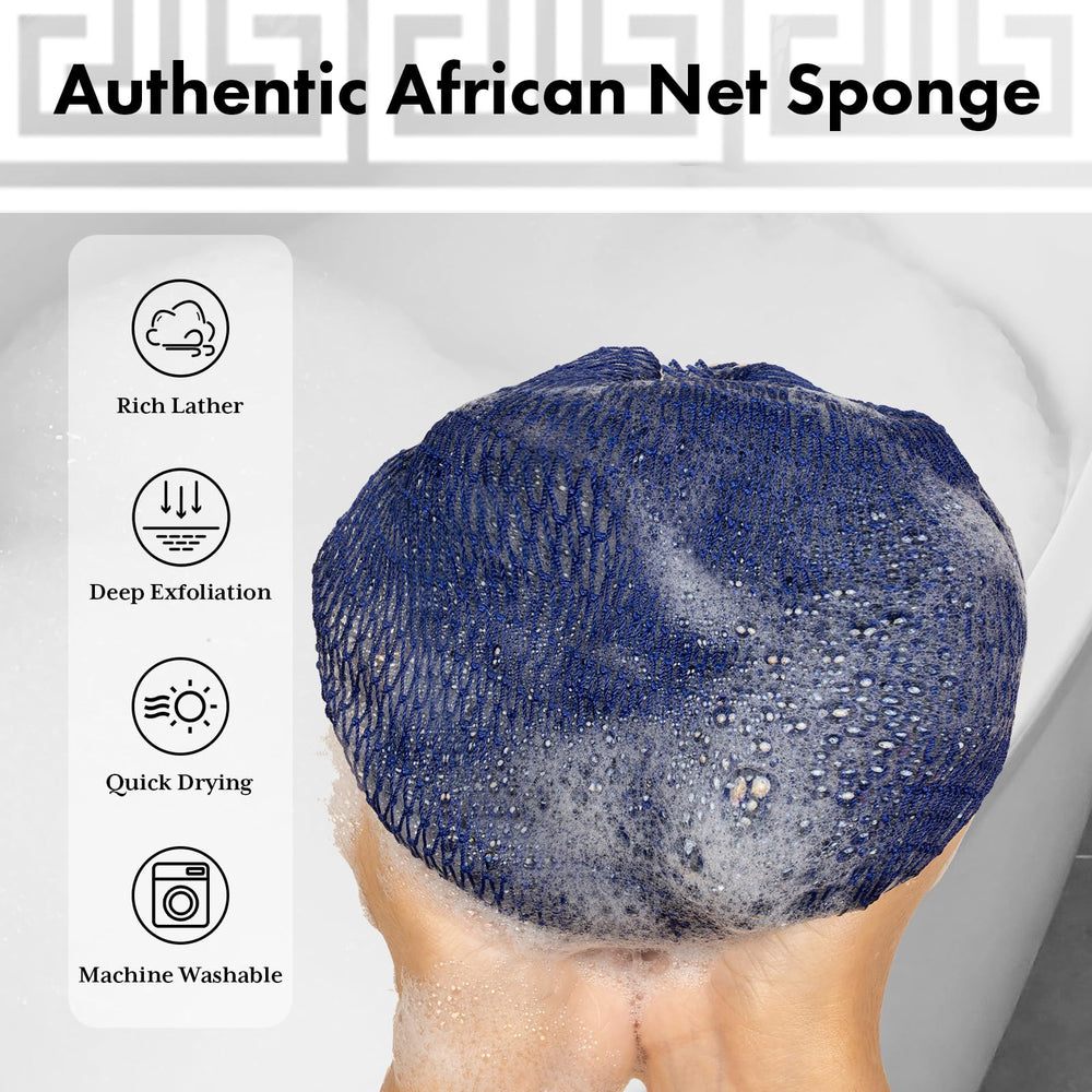 Bathway red exfoliante africana de malla densa para exfoliación profunda