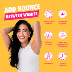 Batiste XXL Volume: aplicación en raíces para volumen inmediato.