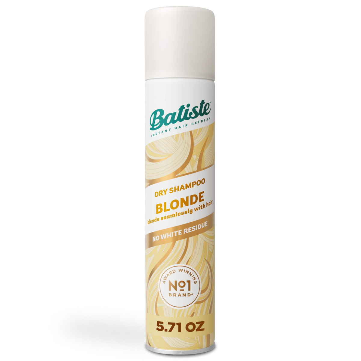 Batiste Rubio Champú Seco: botella visible para refrescar raíces entre lavados.