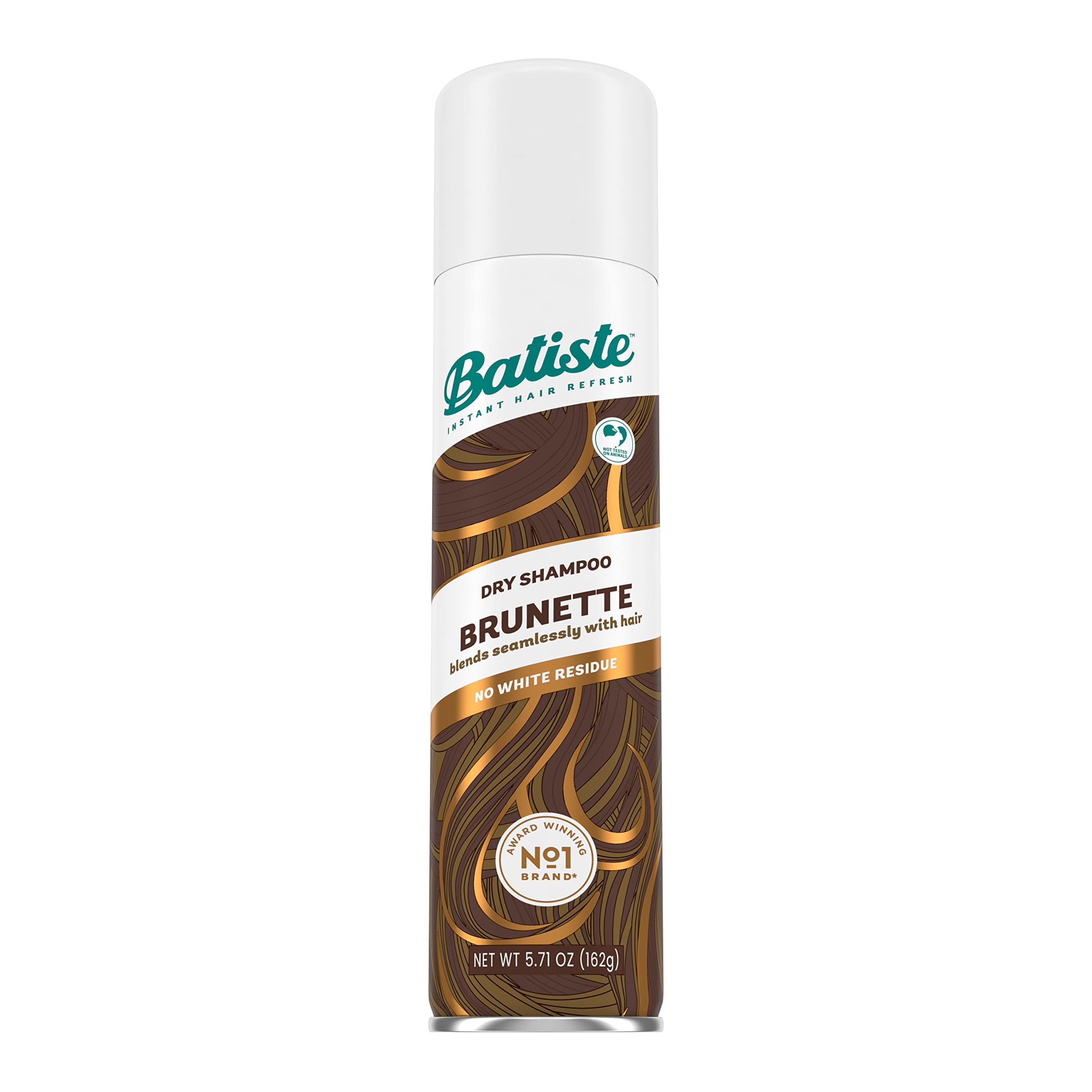 Batiste cabellos castaños, botella de champú en seco para refrescar entre lavados