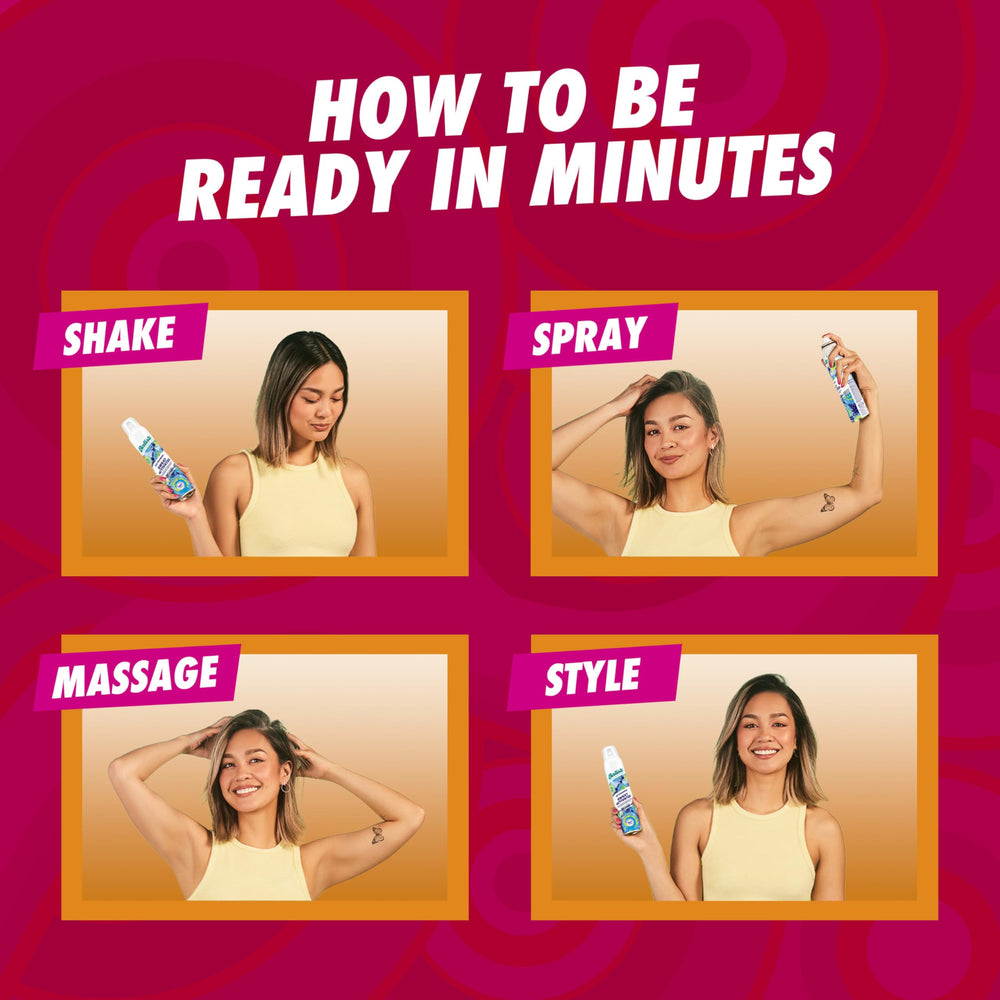 Batiste XXL Volume: cabello texturizado tras la aplicación.