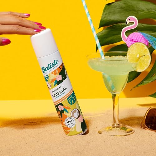 Batiste Champú Seco Tropical, textura natural tras la aplicación.