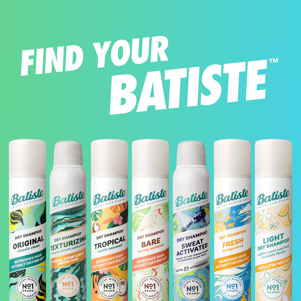 Batiste champú en seco, empaque práctico y portátil para usuarios móviles.