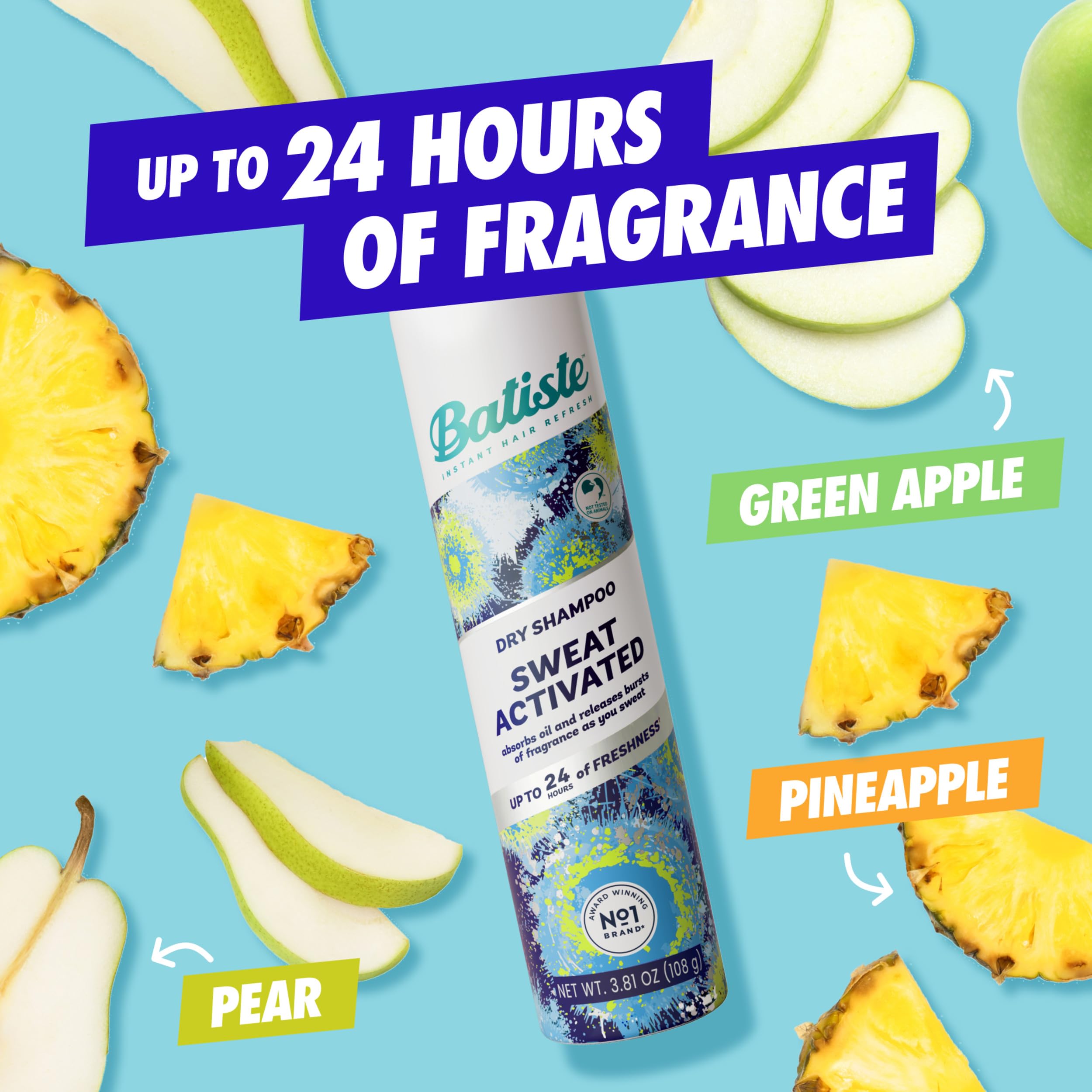 Batiste champú en seco, frescura de 24 horas, aroma ligero todo el día.