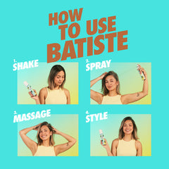 Batiste champu seco oscuro - sin residuos blancos al peinar