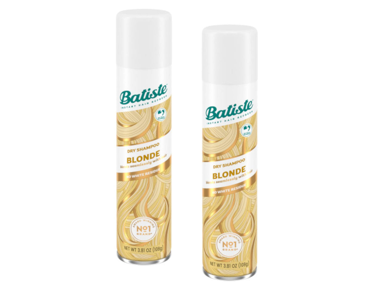 Batiste champú seco Rubio Claro, botella frontal para refrescar entre lavados