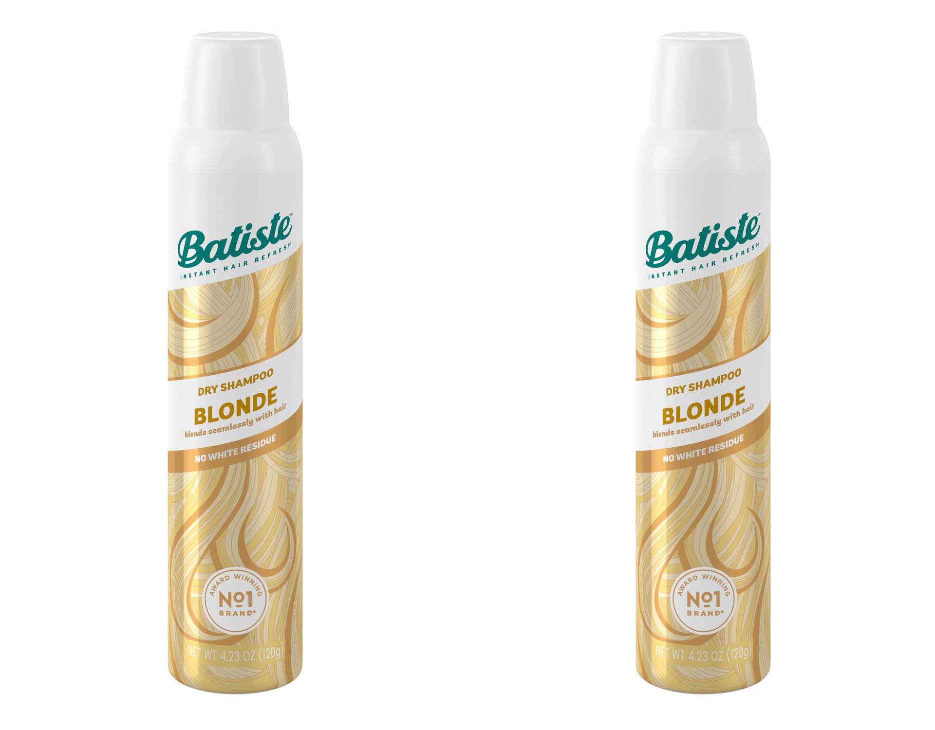 Batiste champú seco Rubio Claro con etiqueta trasera y uso recomendado