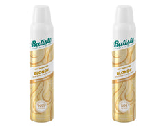 Batiste champú seco Rubio Claro con etiqueta trasera y uso recomendado