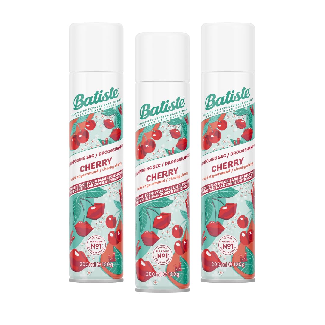 Batiste Dry Cherry 3-pack front view for quick at-home refresh.
