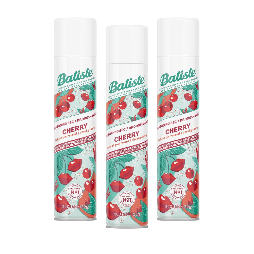 Batiste Dry Cherry 3-pack front view for quick at-home refresh.
