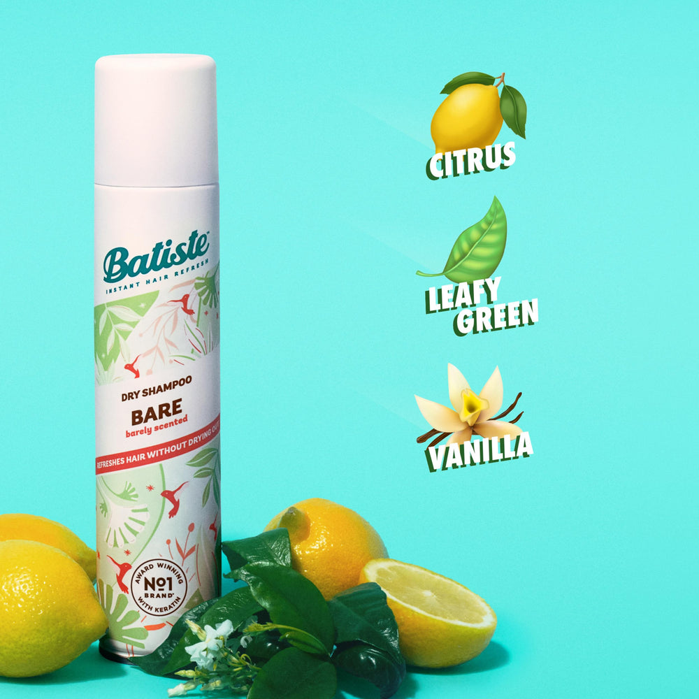 Batiste Bare fragancia, aroma suave que no compite con perfume.