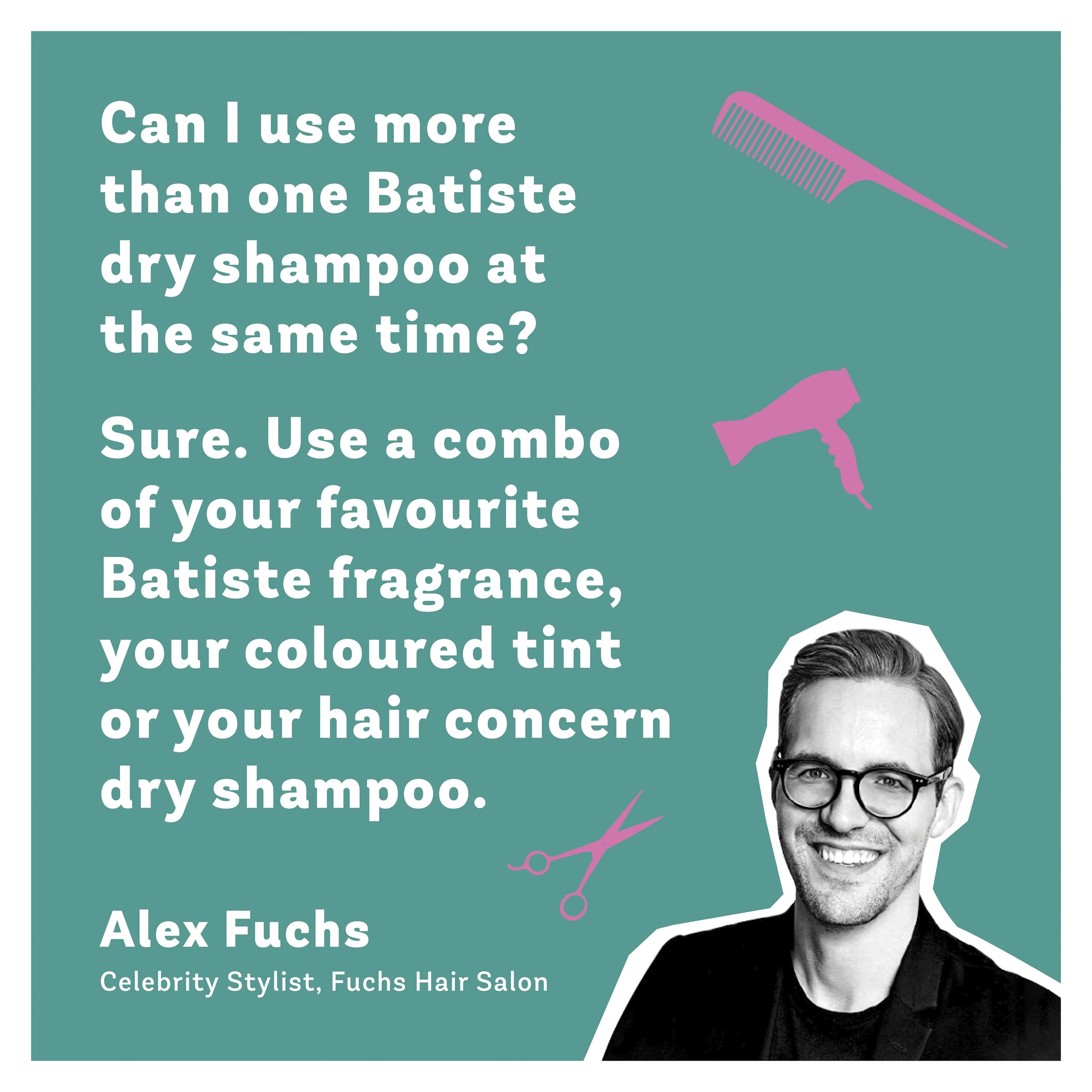 Batiste Dry Shampoo Blush six-pack keeps hair refreshed on the go