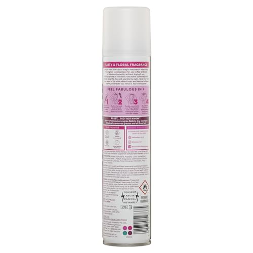 Batiste Dry Shampoo Blush can close-up highlights convenient packaging